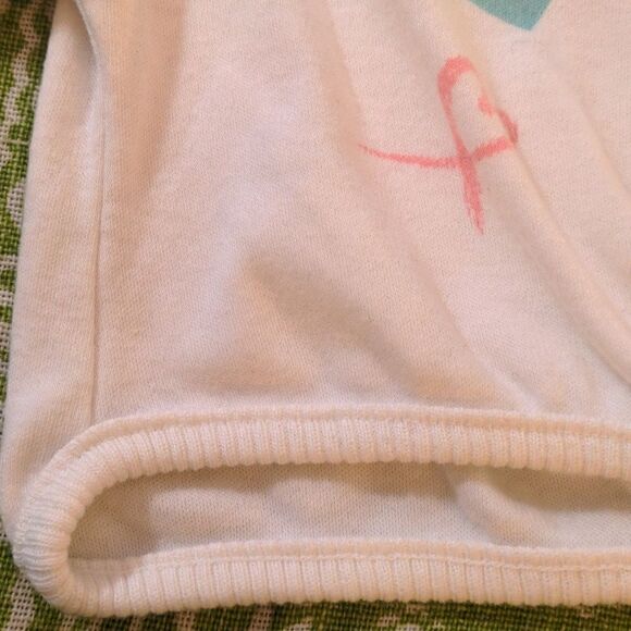 Healthtex vintage‎ white cropped rainbow sweatshirt size 4T - Picture 3 of 5